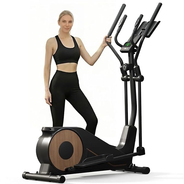 Aeriflo M100 Crosstrainer mit verstärktem Stahlrahmen und breiter Standbasis