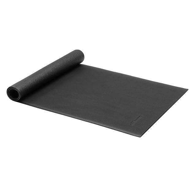 Amazon Basics große schwarze Gerätematte aus hochdichtem PVC