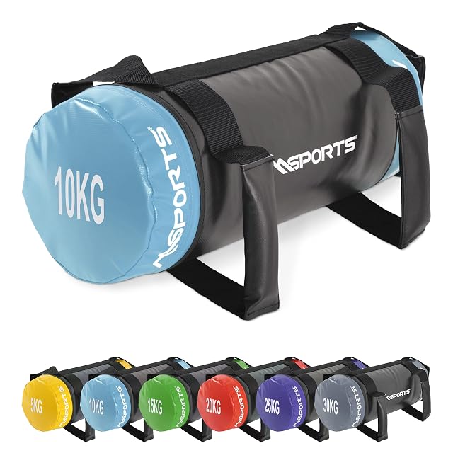 MSPORTS Power Bag Premium aus Kunstleder, 10 kg