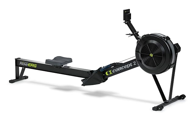 Concept2 RowErg Model D Luftrudergerät in Schwarz mit PM5-Monitor