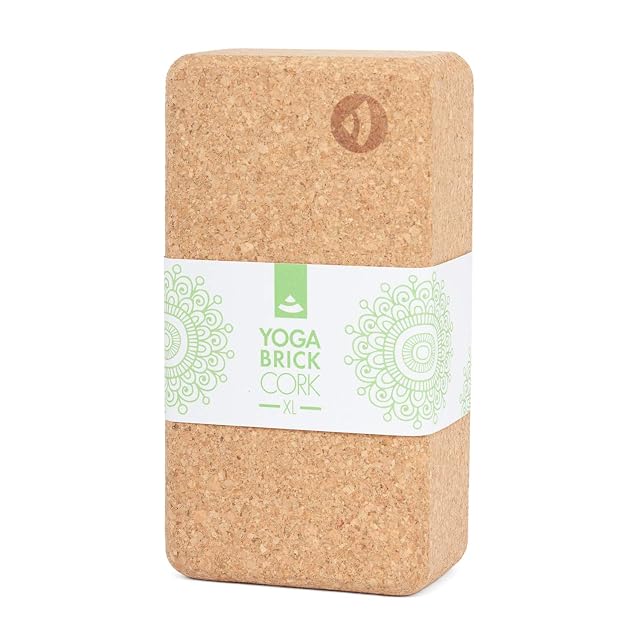 Bodhi Yogablock aus Naturkork mit abgerundeten Kanten